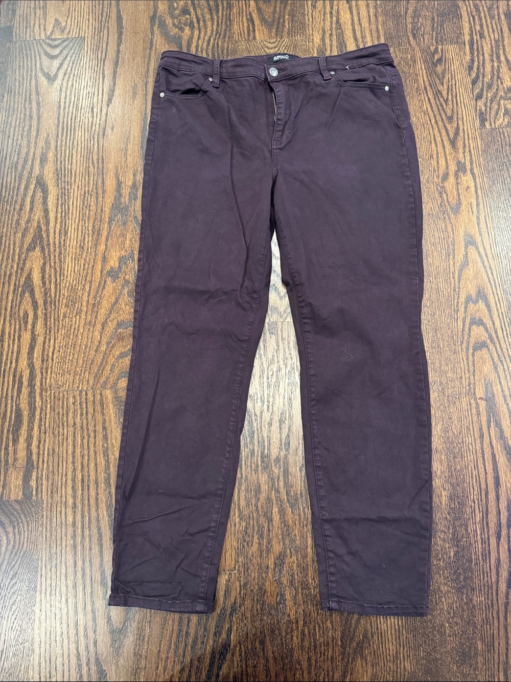 Buffalo David Bitton Women's Skinny Pants in Deep Plum
